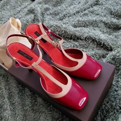 Louis Vuitton Red Heels Womes Size 9.5 Brand New