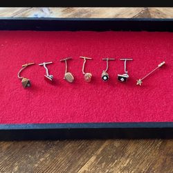 Tie Tacs And Stick Pin $3.00 Each