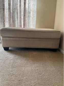Sofa seat- ottoman- moving out- pick up only- ( give me your best offer)