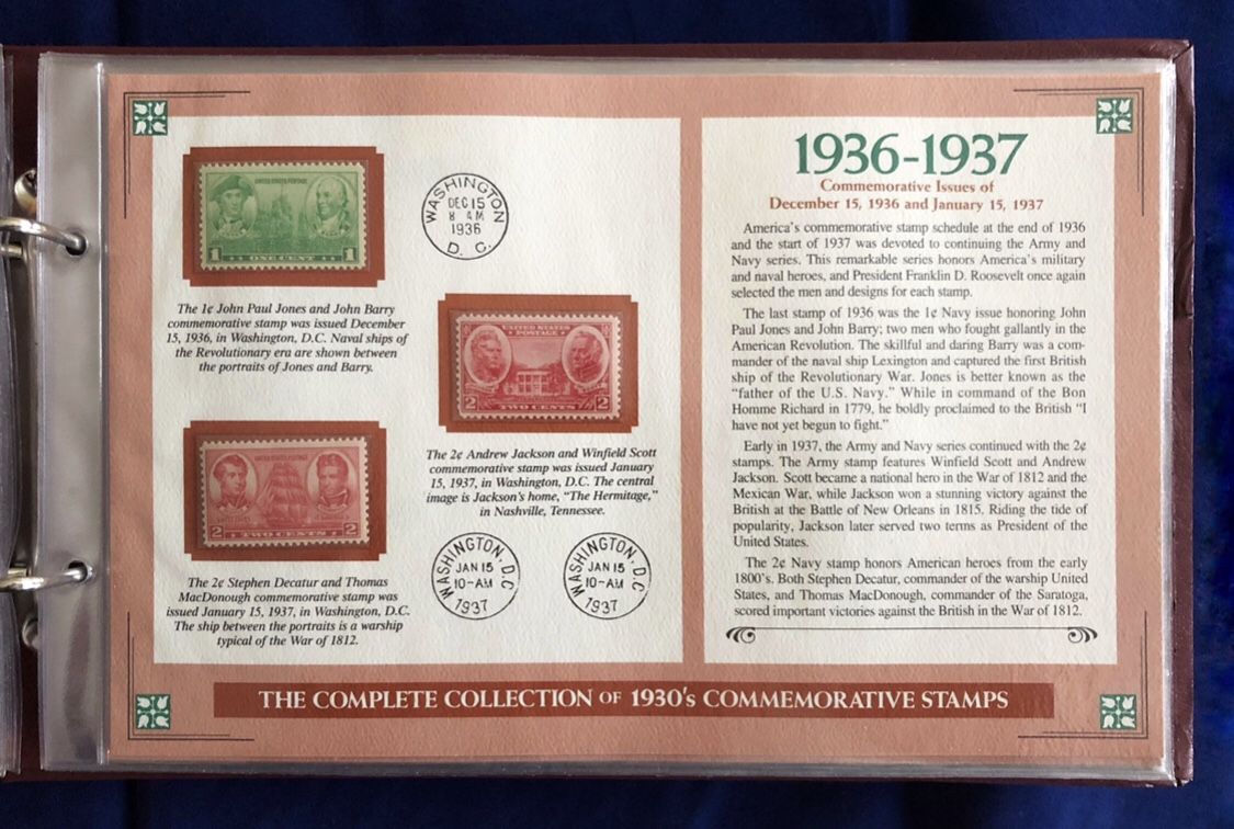 50 Years Of Us Commemorative Stamps