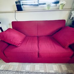 Red Couch / Loveseat 