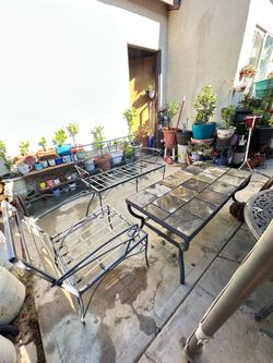 Banca de  metal juego