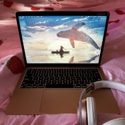 Rose Gold Pink Macbook Air Laptop