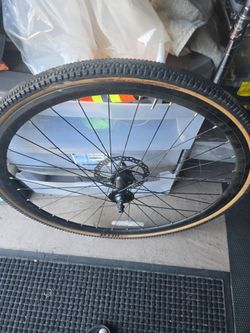 bicycle rims and tires front and rear - 700 x37c