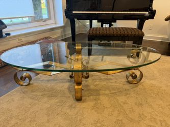 Living Room Glass Coffee Table