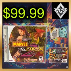 *VINTAGE* Marvel vs. Capcom 2 — Sega Dreamcast — 2000