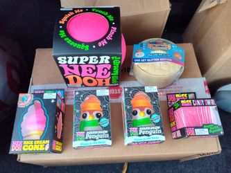 Nee Doh Squishy Toy Bundle – 6 Pieces