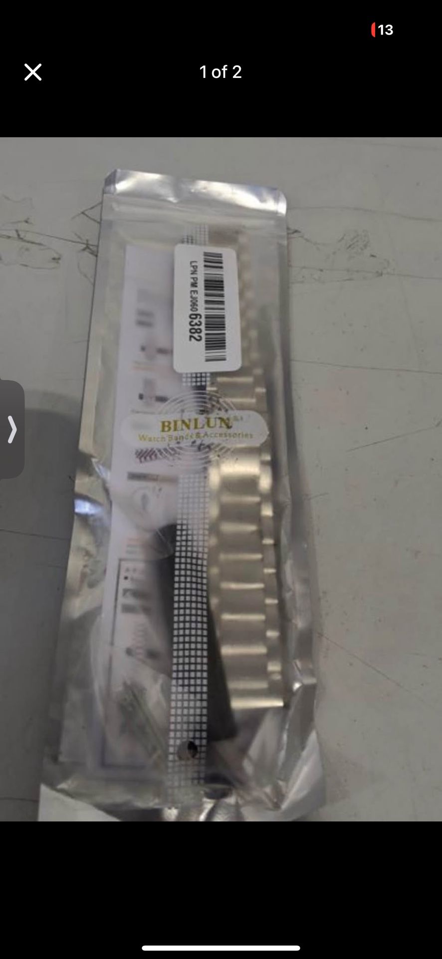 Thick Stainless Steel Watch Band. Heavy Watch Strap Replacment