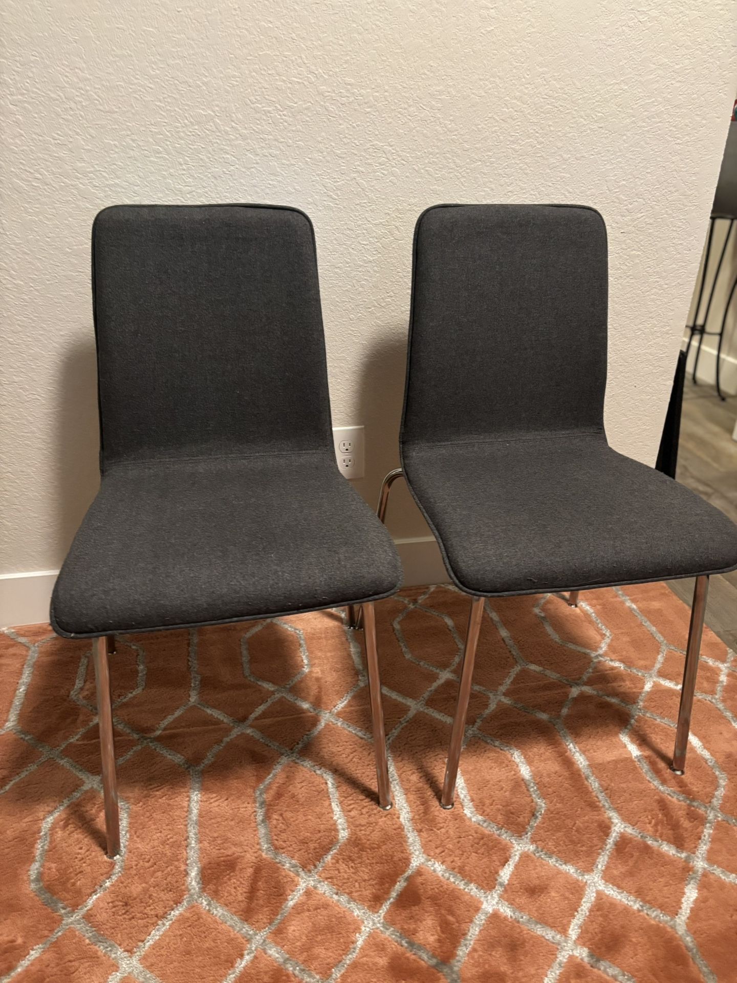Grey Flannel Dining Chairs