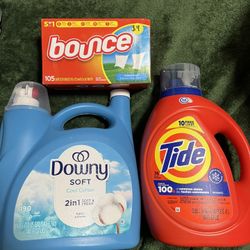 Tide Downy Detergent Bundle 