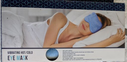 New usb vibrating hot / cold relaxing sleep mask