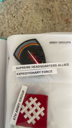 WW2 Army Military patches