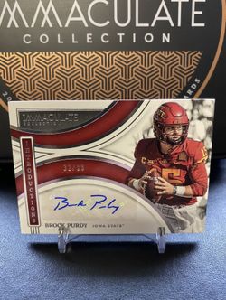 2022 Brock Purdy Immaculate Introductions Auto RC (32/99) #II-BPU