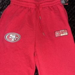 49ers NFL Jogger Sweats Size small