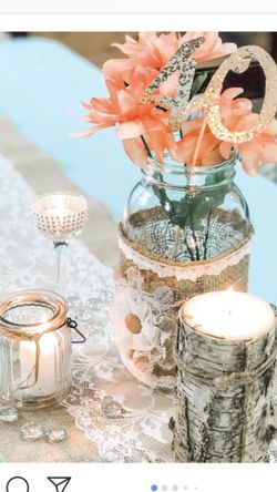 Rustic wedding items