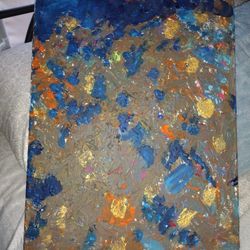 Colored Canvas Painting 