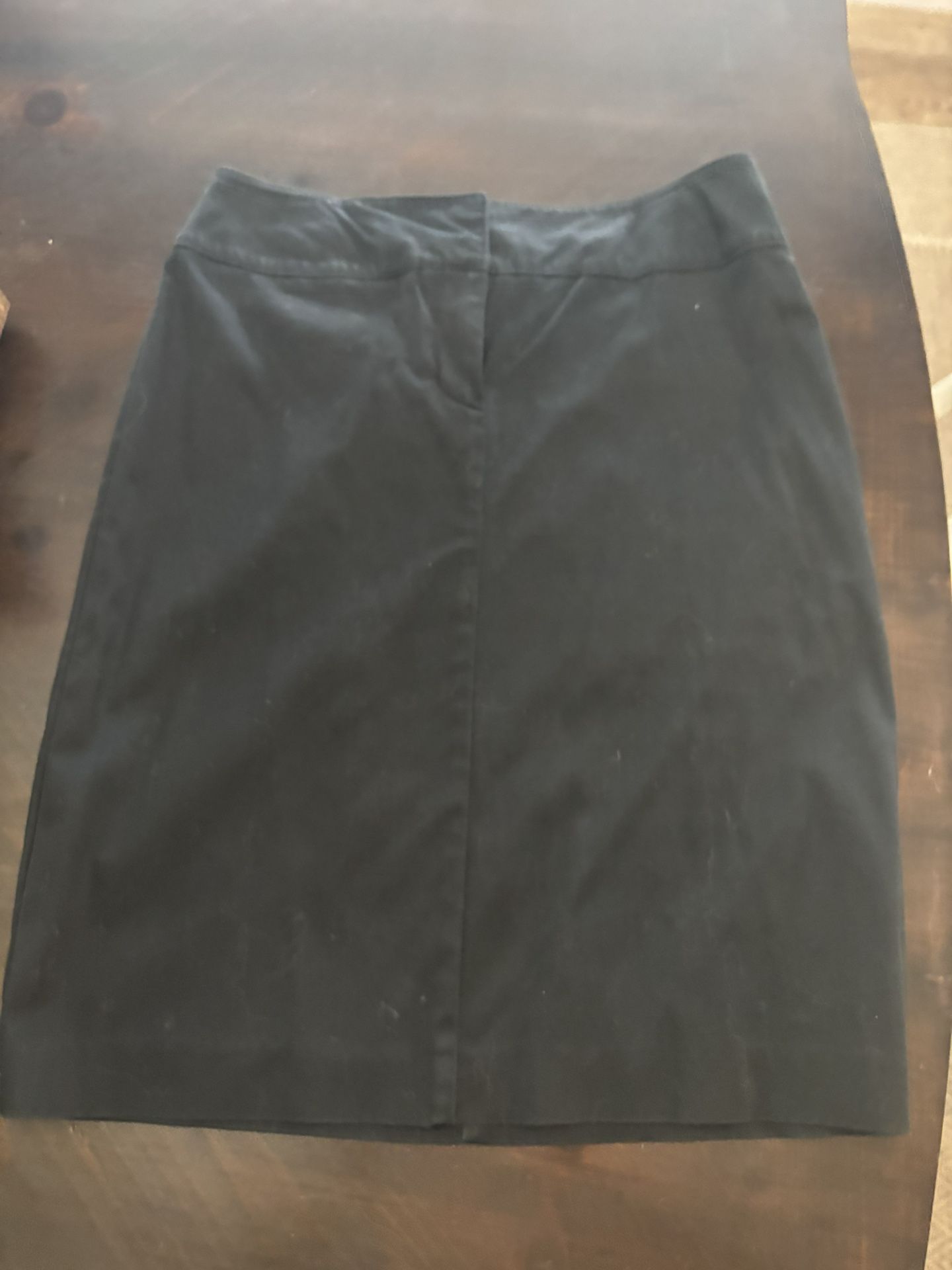 Black skirt gently worn from loft size 4