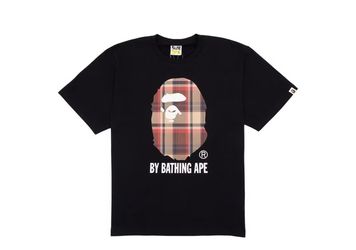 BAPE Check By Bathing Ape Tee Black