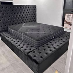 New Bed frame In Box Buy Now Pay Later $39 Down No Credit Needed 