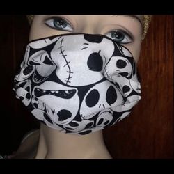 Jack Skellington Face Mask Adult 