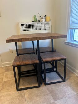 Small Space Dining Table for 4