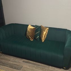 Emerald Green Sofa