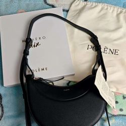 🔥 Polène Paris Handbag - Brand New! ✨ Sleek Black - Perfect 2-in-1 (Handheld/Shoulder)