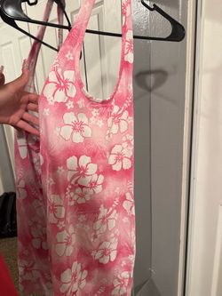 Tropical Halter Summer Dress