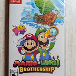 Mario & Luigi brothership Nintendo switch BRAND NEW rpg and luigi