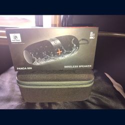 Panda 808 Bluetooth Speaker Brand New In Box With Case And Bag 