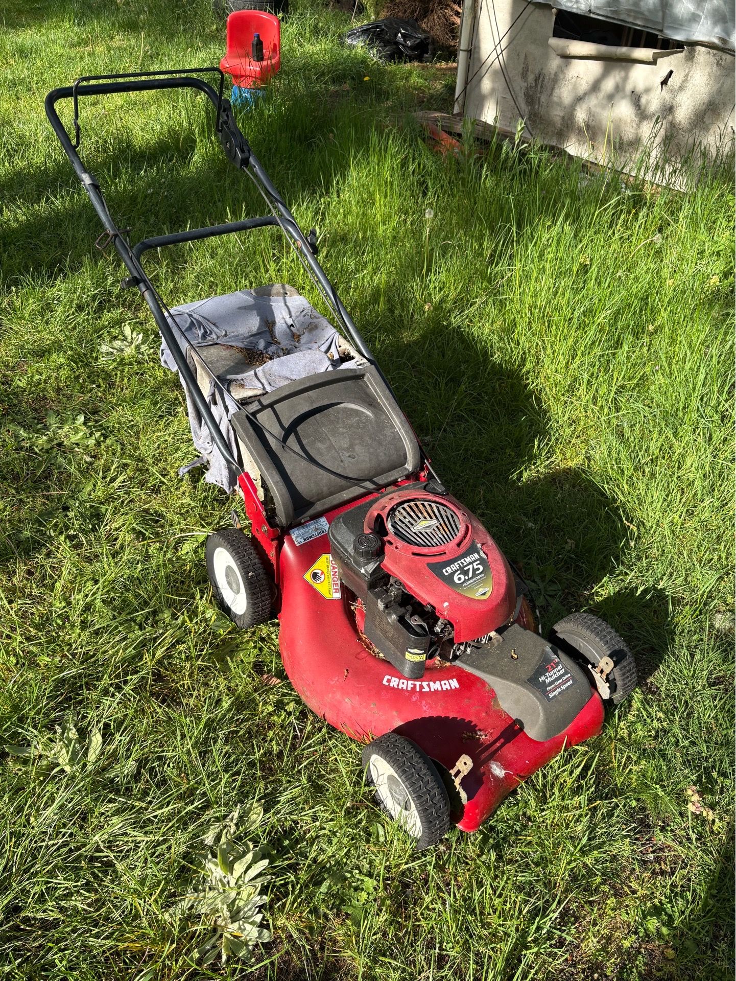 Craftsman 21” Self Propelled Mower 6.75HP