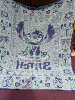Reversible Characters like Stitch like breathing Blanket