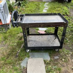 Carro De Servicio Rubbermaid Comercial Para Carga Pesada 