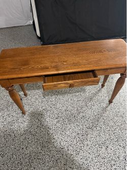 Oak Sofa Table/Desk