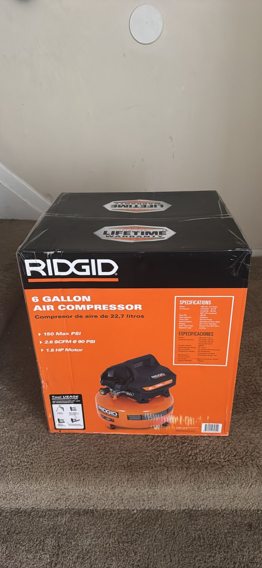 Ridgid Air Compressor