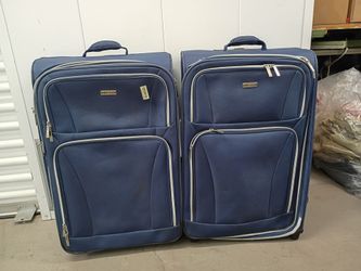 Samsonite deep blue luggage - twins