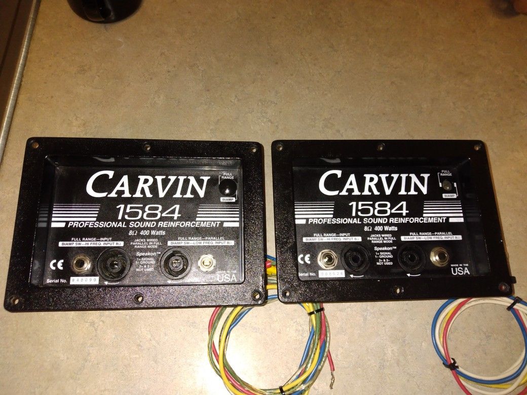 Carvin 1584 Crossover 8 Ohm 400 Watts ( Pair)