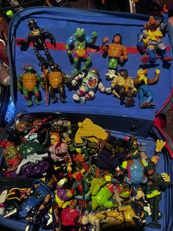 Ninja Turtle, And Many Other Vintage  Figurines