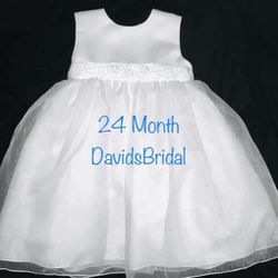 2T White Event Dress - Tags On $18