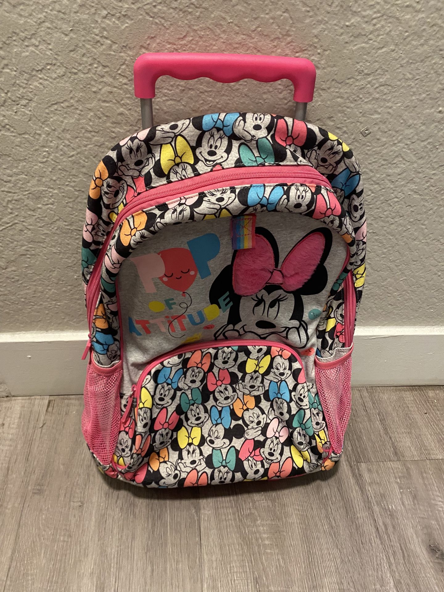 Disney Minnie Rolling Backpack Suitcase