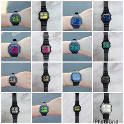 Customized Casio Watch Colored Filter Mod Wrist Watch