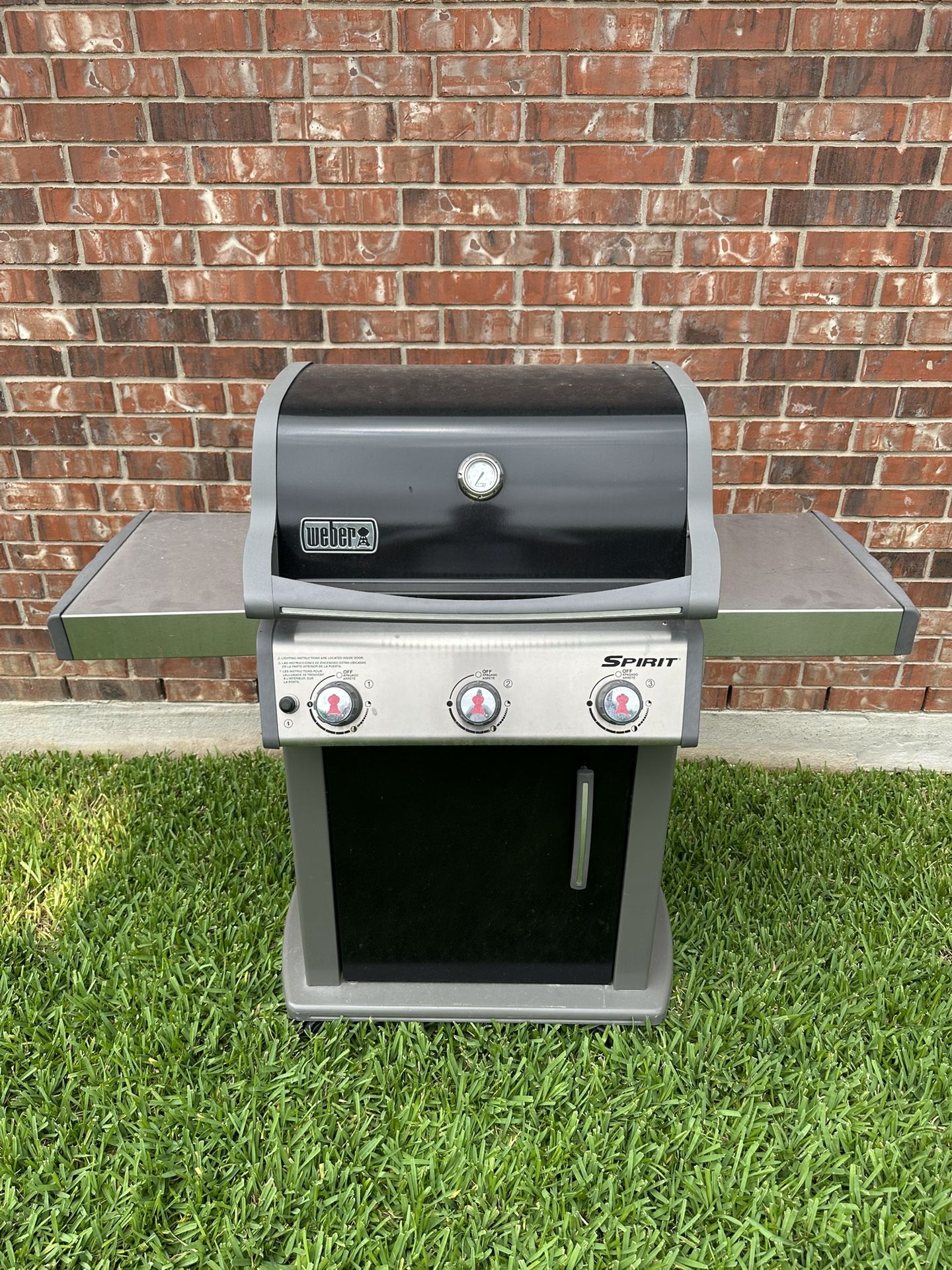 Weber Spirit E-310 3 Burner Liquid Propane Grill Black