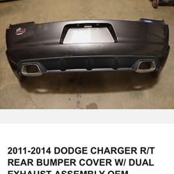 2014 Charger Rt Rear Bumper 