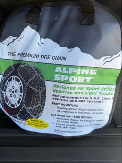 Laclede Alpine Sport Tire Chains 2324 – New/Open Bag – Fits Multiple SUV & Truck Tire Sizes