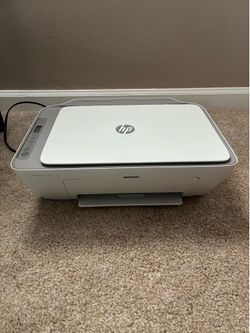 HP color Printer w/ scanner (white)