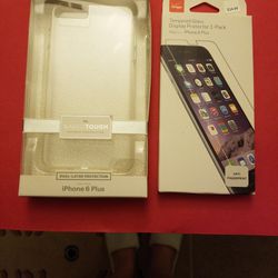 iPhone 6 Plus Case & Tempered Glass sceen protector
