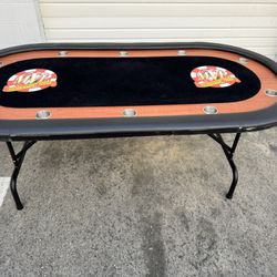 Poker Table With Folding Legs