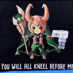 NEW Teeturtle Marvel Loki T Shirt Adult/Unisex Large 