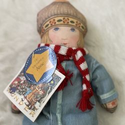 Mary Engelbreit Hallmark Anne Wonders Of Christmas 13” Cloth Fabric Doll