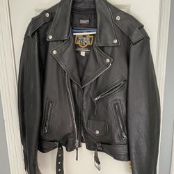 Men’s Thinsulate Leather Coat Size Large 